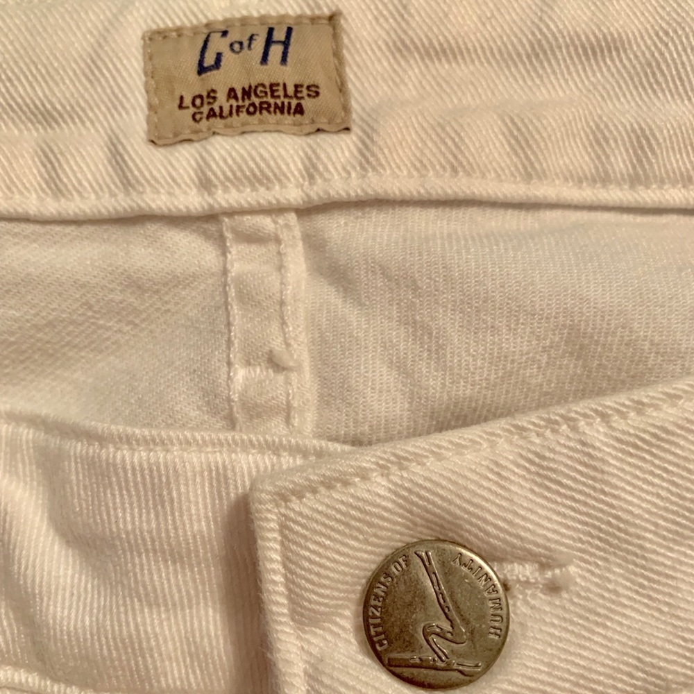 Citizens of Humanity white flood jeans sz 30